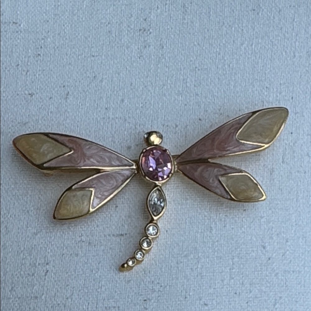 Vintage KJL for Avon butterfly brooch